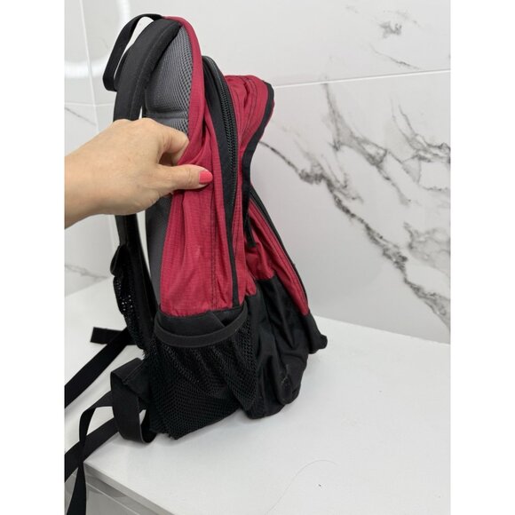 LL BEAN Super Deluxe Book Pack, 41L Red Pack School Hiking Travel - Picture 4 of 11